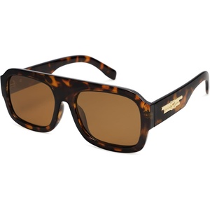 image:imageSOJOS Trendy Square Aviator Sunglasses for Womens Mens Polarized Flat Top Designer Inspired UV400 Sun Glasses SJ2281Multicolor