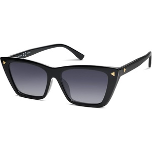 image:imageSOJOS Trendy Sunglasses Womens Cute Cat Eye Polarized Square Women Designer Shades SJ2297BlackGrey Grading