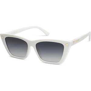 image:imageSOJOS Trendy Sunglasses Womens Cute Cat Eye Polarized Square Women Designer Shades SJ2297WhiteGrey Grading