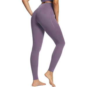 image:imagebaleaf Freeleaf Womens 78 Yoga Leggings with Pockets High Waisted 27 Workout Lounge Leggings Cozy Soft Athletic PantsPurple