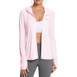 image:imagebaleaf Womens Sun Protection Jacket Hoodie Clothing Lightweight Long Sleeve Sun Cover Up ShirtLight Pink