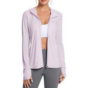 image:imagebaleaf Womens Sun Protection Jacket Hoodie Clothing Lightweight Long Sleeve Sun Cover Up ShirtPastel Purple