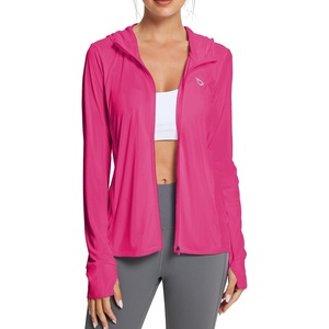 image:imagebaleaf Womens Sun Protection Jacket Hoodie Clothing Lightweight Long Sleeve Sun Cover Up ShirtRosy