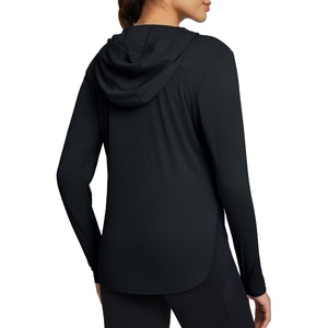 image:imagebaleaf Womens UPF 50 Sun Shirt with Hoodie SPF Long Sleeve UV Protection Clothing Hiking Fishing Outdoor LightweightBlack