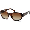 image:imageSOJOS 2026 Trendy Oval Polarized Sunglasses for Women Classic SJ2702  Round Retro UV Protection ShadeTortoiseBrown Lens