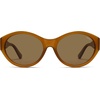 image:imageSOJOS 2026 Trendy Oval Polarized Sunglasses for Women Classic SJ2702  Round Retro UV Protection ShadeYellowBrown Lens