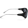 image:imageSOJOS Oval Sunglasses for Women Men Wrap Around Fashion Sunglasses SJ2762  Y2K Oversized Frameless Trendy Sun GlassesBlackGrey Lens