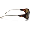 image:imageSOJOS Oval Sunglasses for Women Men Wrap Around Fashion Sunglasses SJ2762  Y2K Oversized Frameless Trendy Sun GlassesTortoiseBrown Lens