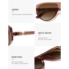 image:imageSOJOS Oversized Square Aviator Polarized Sunglasses Womens Men SJ2740  Retro trendy UV400 protection lenses driving outdoor activitiesBrownBrown Grading