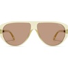 image:imageSOJOS Oversized Square Aviator Polarized Sunglasses Womens Men SJ2740  Retro trendy UV400 protection lenses driving outdoor activitiesChampagneLight Brown