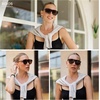 image:imageSOJOS Trendy Oversized Sunglasses for WomenRetro Big Large Shades Sun Glasses SJ2708Black Frame Grey Lens