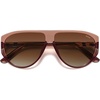 image:imageSOJOS Oversized Square Aviator Polarized Sunglasses Womens Men SJ2740  Retro trendy UV400 protection lenses driving outdoor activitiesBrownBrown Grading