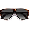 image:imageSOJOS Oversized Square Aviator Polarized Sunglasses Womens Men SJ2740  Retro trendy UV400 protection lenses driving outdoor activitiesTortoiseGrey Grading