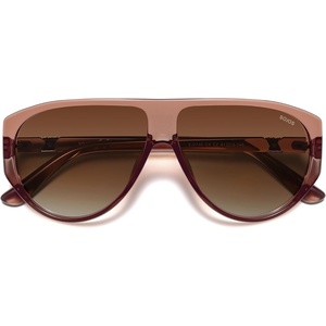 image:imageSOJOS Oversized Square Aviator Polarized Sunglasses Womens Men SJ2740  Retro trendy UV400 protection lenses driving outdoor activitiesBrownBrown Grading