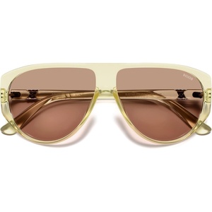 image:imageSOJOS Oversized Square Aviator Polarized Sunglasses Womens Men SJ2740  Retro trendy UV400 protection lenses driving outdoor activitiesChampagneLight Brown
