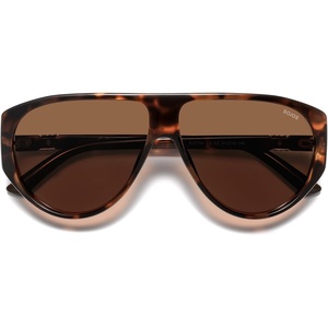 image:imageSOJOS Oversized Square Aviator Polarized Sunglasses Womens Men SJ2740  Retro trendy UV400 protection lenses driving outdoor activitiesTortoiseBrown