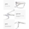 image:imageSOJOS Blue Light Blocking Glasses for Women amp Men Reduce Eye Strain SJ5511  Hipster Eyeglasses AntiFatigue Computer Monitor Gaming GlassesClear