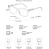 image:imageSOJOS Blue Light Blocking Glasses for Women amp Men Reduce Eye Strain SJ5511  Hipster Eyeglasses AntiFatigue Computer Monitor Gaming GlassesClear