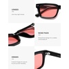image:imageSOJOS Blue Light Blocking Glasses for Women amp Men Reduce Eye Strain SJ5511  Hipster Eyeglasses AntiFatigue Computer Monitor Gaming GlassesRed