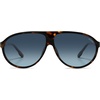 image:imageSOJOS Oversized Aviator Polarized Round Sunglasses Womens Men SJ2726  Retro trendy UV400 protection lenses driving outdoor activitiesLeopardBlue Grading