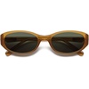 image:imageSOJOS Retro Oval Sunglasses for Women Men SJ2763  Trendy Narrow Chic UV400 SunniesOrangeGrey Lens