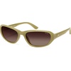image:imageSOJOS Trendy Oval Sunglasses for Women Men Ladies Shades SJ2700  Wrap Around Y2K Designer UV400 Sun GlassesBrownGrading Brown