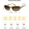 image:imageSOJOS Trendy Oval Sunglasses for Women Men Ladies Shades SJ2700  Wrap Around Y2K Designer UV400 Sun GlassesBrownGrading Brown