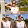 image:imageSOJOS Trendy Oval Sunglasses for Women Men Ladies Shades SJ2700  Wrap Around Y2K Designer UV400 Sun GlassesRedGrading Red