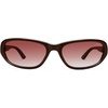 image:imageSOJOS Trendy Oval Sunglasses for Women Men Ladies Shades SJ2700  Wrap Around Y2K Designer UV400 Sun GlassesRedGrading Red