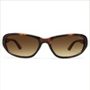 image:imageSOJOS Trendy Oval Sunglasses for Women Men Ladies Shades SJ2700  Wrap Around Y2K Designer UV400 Sun GlassesYellow TortoiseGrading Brown
