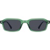 image:imageSOJOS Trendy Rectangle TR90 Polarized Sunglasses for Women Men SJ2711  Unisex design lightweight flexible frame UV400 protection scratch resistant lenses driving fishing golf outdoor activitiesGreenGrey