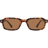 image:imageSOJOS Trendy Rectangle TR90 Polarized Sunglasses for Women Men SJ2711  Unisex design lightweight flexible frame UV400 protection scratch resistant lenses driving fishing golf outdoor activitiesAmberBrown
