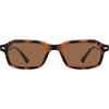 image:imageSOJOS Trendy Rectangle TR90 Polarized Sunglasses for Women Men SJ2711  Unisex design lightweight flexible frame UV400 protection scratch resistant lenses driving fishing golf outdoor activitiesBrownBrown