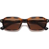image:imageSOJOS Trendy Rectangle TR90 Polarized Sunglasses for Women Men SJ2711  Unisex design lightweight flexible frame UV400 protection scratch resistant lenses driving fishing golf outdoor activitiesBrownBrown