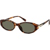 image:imageSOJOS Retro Oval Sunglasses for Women Men SJ2763  Trendy Narrow Chic UV400 SunniesTortoiseGrey Lens
