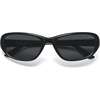 image:imageSOJOS Trendy Oval Sunglasses for Women Men Ladies Shades SJ2700  Wrap Around Y2K Designer UV400 Sun GlassesBlackGrey Lens