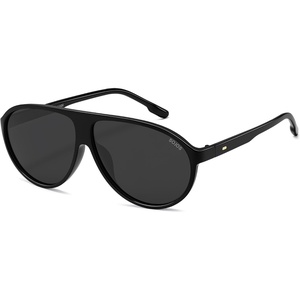 image:imageSOJOS Oversized Aviator Polarized Round Sunglasses Womens Men SJ2726  Retro trendy UV400 protection lenses driving outdoor activitiesBlackGrey