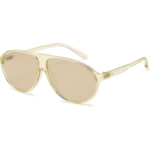 image:imageSOJOS Oversized Aviator Polarized Round Sunglasses Womens Men SJ2726  Retro trendy UV400 protection lenses driving outdoor activitiesChampagneLight Brown