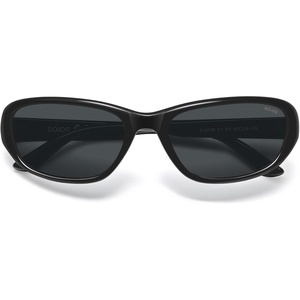image:imageSOJOS Trendy Oval Sunglasses for Women Men Ladies Shades SJ2700  Wrap Around Y2K Designer UV400 Sun GlassesBlackGrey Lens