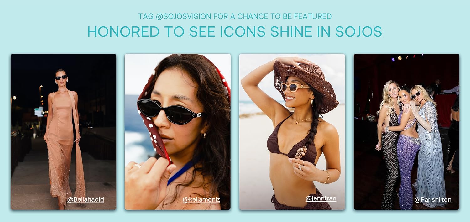 SOJOS | Vintage & Modern Silhouettes – Polarized Sunglasses & Blue Light Glasses For All Faces