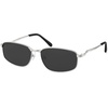 image:imageSOJOS 2026 Square Metal Sunglasses for Women UV400 Shades SJ1293  Protection Driving Fishing EyewearShiny SilverGrey