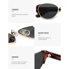 image:imageSOJOS Chic Polarized Oval Cat Eye Trendy Sunglasses for Women MenMedium  Stainless Steel FramesUltra LightampFlexible TR90 TemplesUV400 protection TAC LensesAdjustable Nose PadsIdeal for Daily UseTortoisegrey