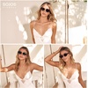 image:imageSOJOS Chic Polarized Oval Cat Eye Trendy Sunglasses for Women MenMedium  Stainless Steel FramesUltra LightampFlexible TR90 TemplesUV400 protection TAC LensesAdjustable Nose PadsIdeal for Daily UseTortoisegrey