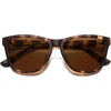 image:imageSOJOS Classic Square TR90 Polarized Sunglasses for Women Men SJ2713  Unisex running driving fishing golf outdoor activities lightweight frame UV400 protection multiple fashion colorsBrownBrown