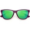 image:imageSOJOS Classic Square TR90 Polarized Sunglasses for Women Men SJ2713  Unisex running driving fishing golf outdoor activities lightweight frame UV400 protection multiple fashion colorsPurpleGreen