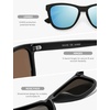 image:imageSOJOS Classic Square TR90 Polarized Sunglasses for Women Men SJ2713  Unisex running driving fishing golf outdoor activities lightweight frame UV400 protection multiple fashion colorsBlackBlue