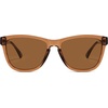 image:imageSOJOS Classic Square TR90 Polarized Sunglasses for Women Men SJ2713  Unisex running driving fishing golf outdoor activities lightweight frame UV400 protection multiple fashion colorsClear BrownBrown