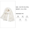 image:imageSOJOS Lightweight Ultra Soft Chenille Ribbed Thick Scarf Knit Shawl for Women for Fall Winter Shawl Wrap SC326C3 Beige
