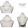 image:imageSOJOS Lightweight Ultra Soft Chenille Ribbed Thick Scarf Knit Shawl for Women for Fall Winter Shawl Wrap SC326C3 Beige