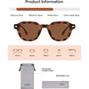 image:imageSOJOS Retro Polarized Square Sunglasses for Women Men  Vintage StyleTR90 Frame for Fishing Driving amp Daily Wear UV400 Protection SJ2707Tortoise  Brown Lens
